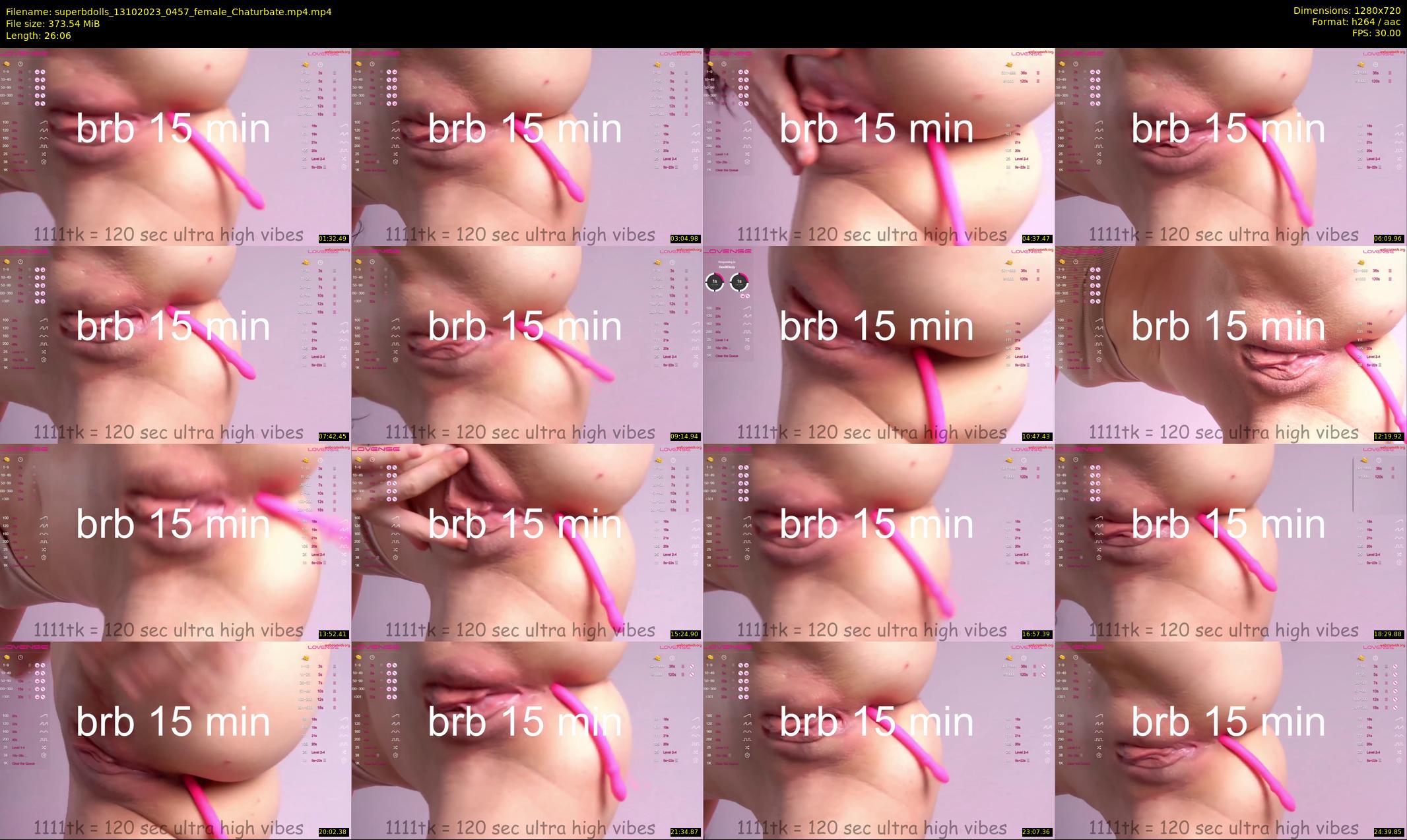 superbdolls — 27 minute Chaturbate couple cam show recording, 720p, Oct 13, 2023