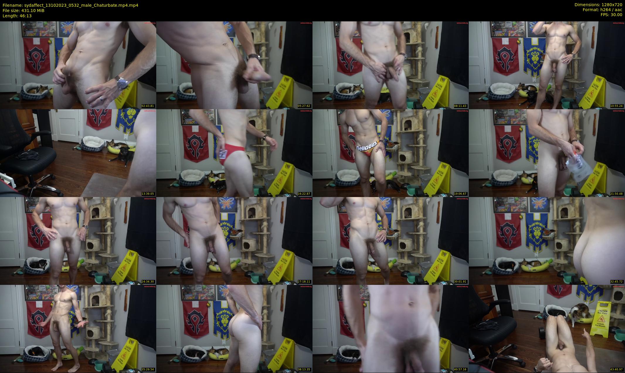 sydaffect — 47 minute Chaturbate male cam show recording, 720p, Oct 13, 2023