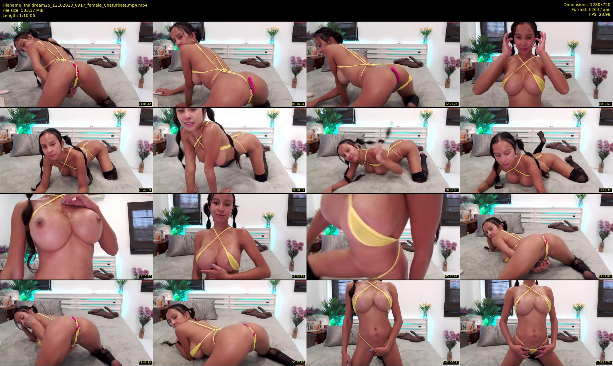 thaidream25 — 71 minute Chaturbate female cam show recording, 720p, Oct 12, 2023