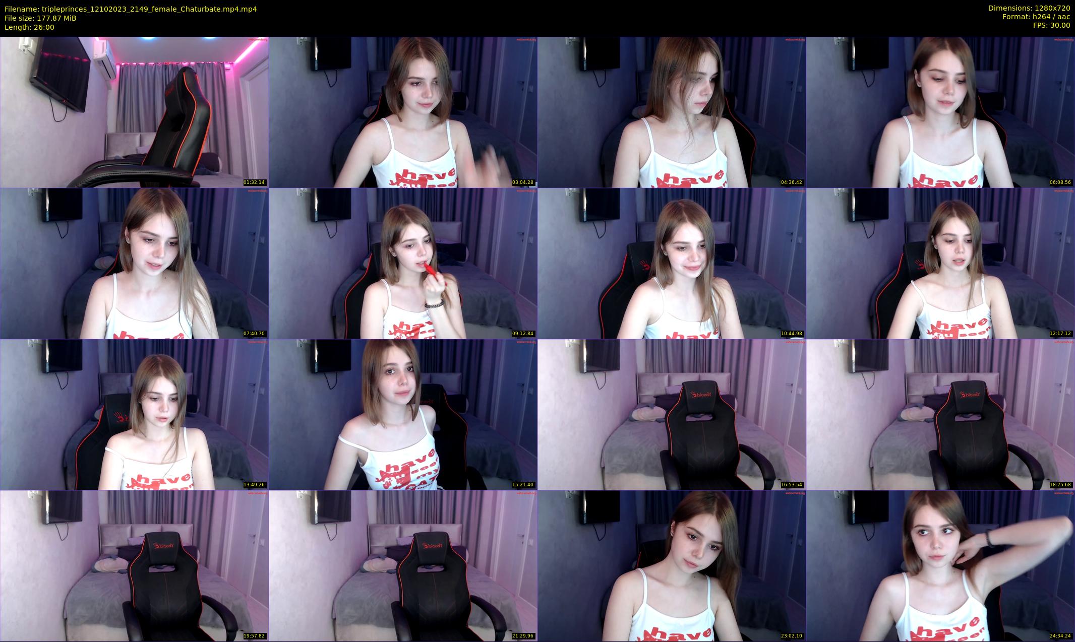 tripleprinces — 26 minute Chaturbate female cam show recording, 720p, Oct 12, 2023