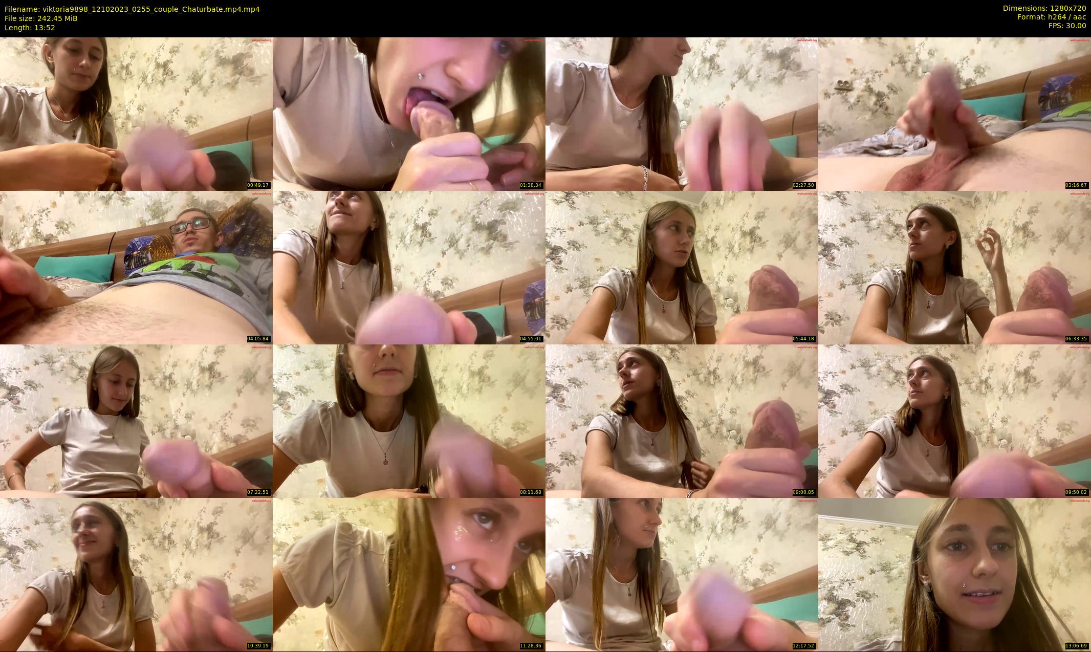 viktoria9898 — 14 minute Chaturbate couple cam show recording, 720p, Oct 12, 2023
