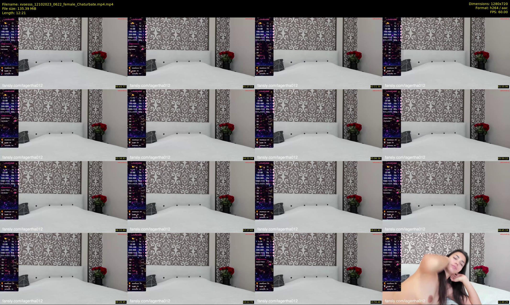 xvsesss — 13 minute Chaturbate female cam show recording, 720p, Oct 12, 2023