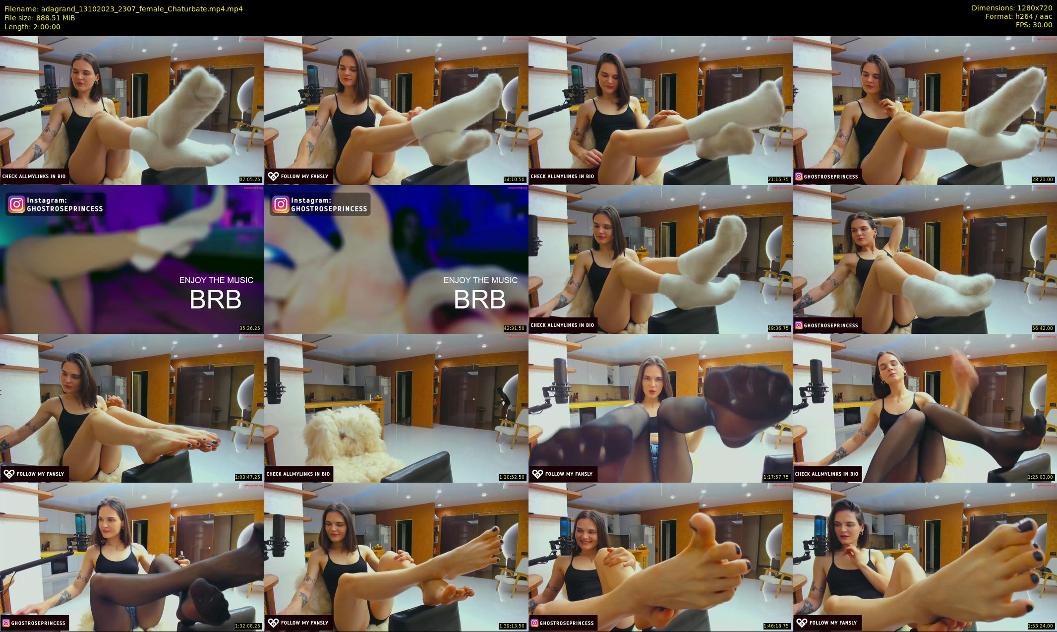 adagrand — 120 minute Chaturbate female cam show recording, 720p, Oct 13, 2023