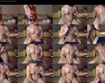 adam_muscle_ — 49 minute Chaturbate male cam show recording, 720p, Oct 14, 2023