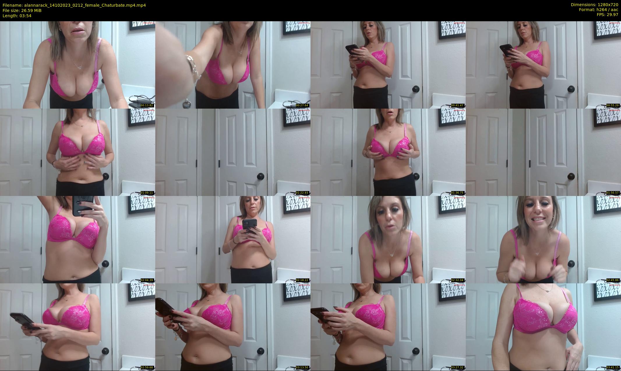 alannarack — 4 minute Chaturbate female cam show recording, 720p, Oct 14, 2023