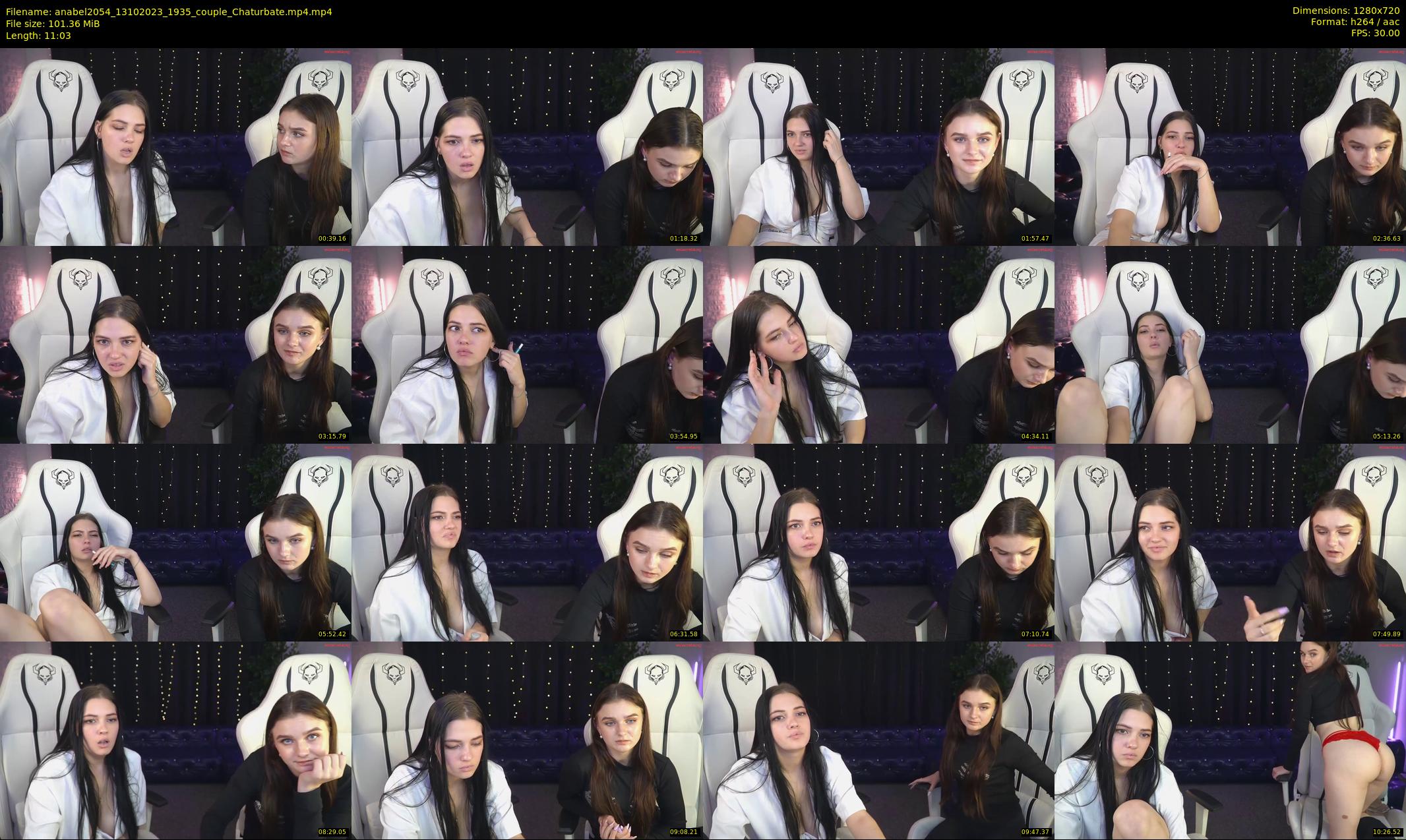 anabel2054 — 12 minute Chaturbate female cam show recording, 720p, Oct 13, 2023
