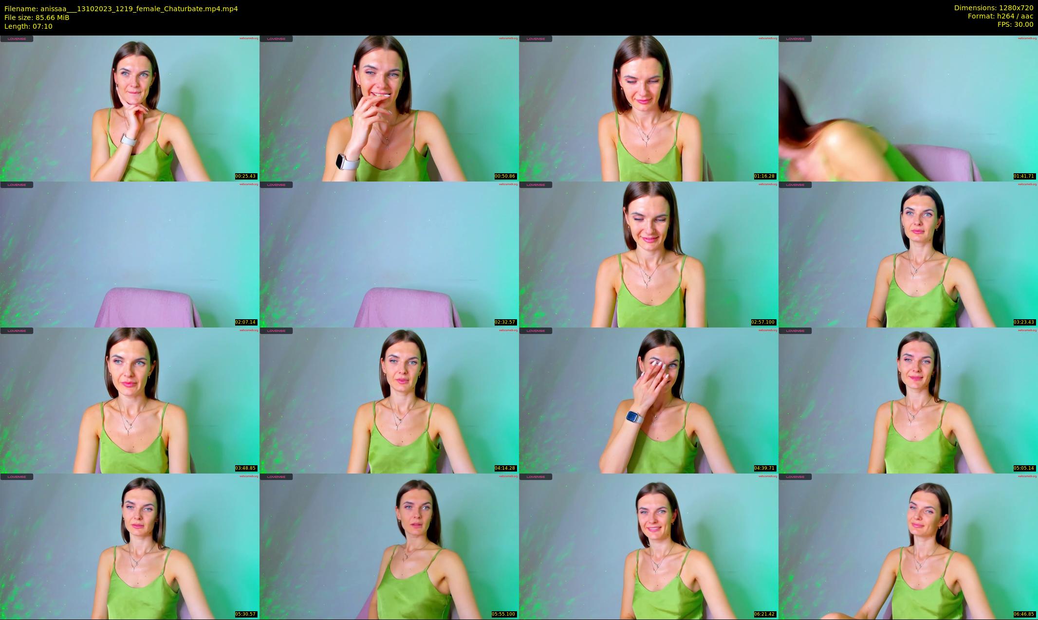anissaa__ — 8 minute Chaturbate female cam show recording, 720p, Oct 13, 2023