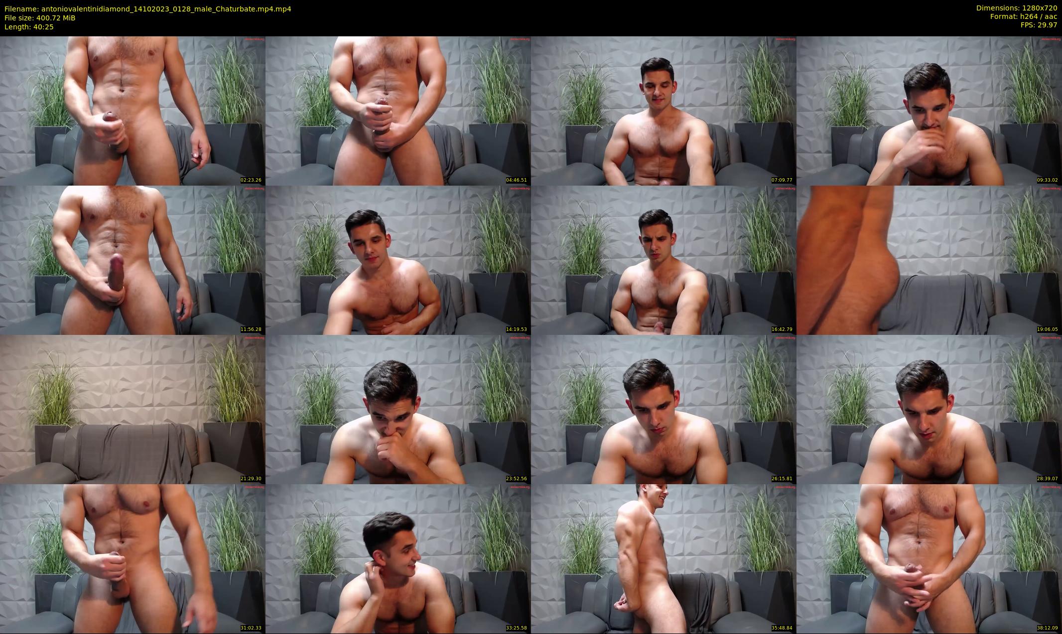 antoniovalentinidiamond — 41 minute Chaturbate male cam show recording, 720p, Oct 14, 2023