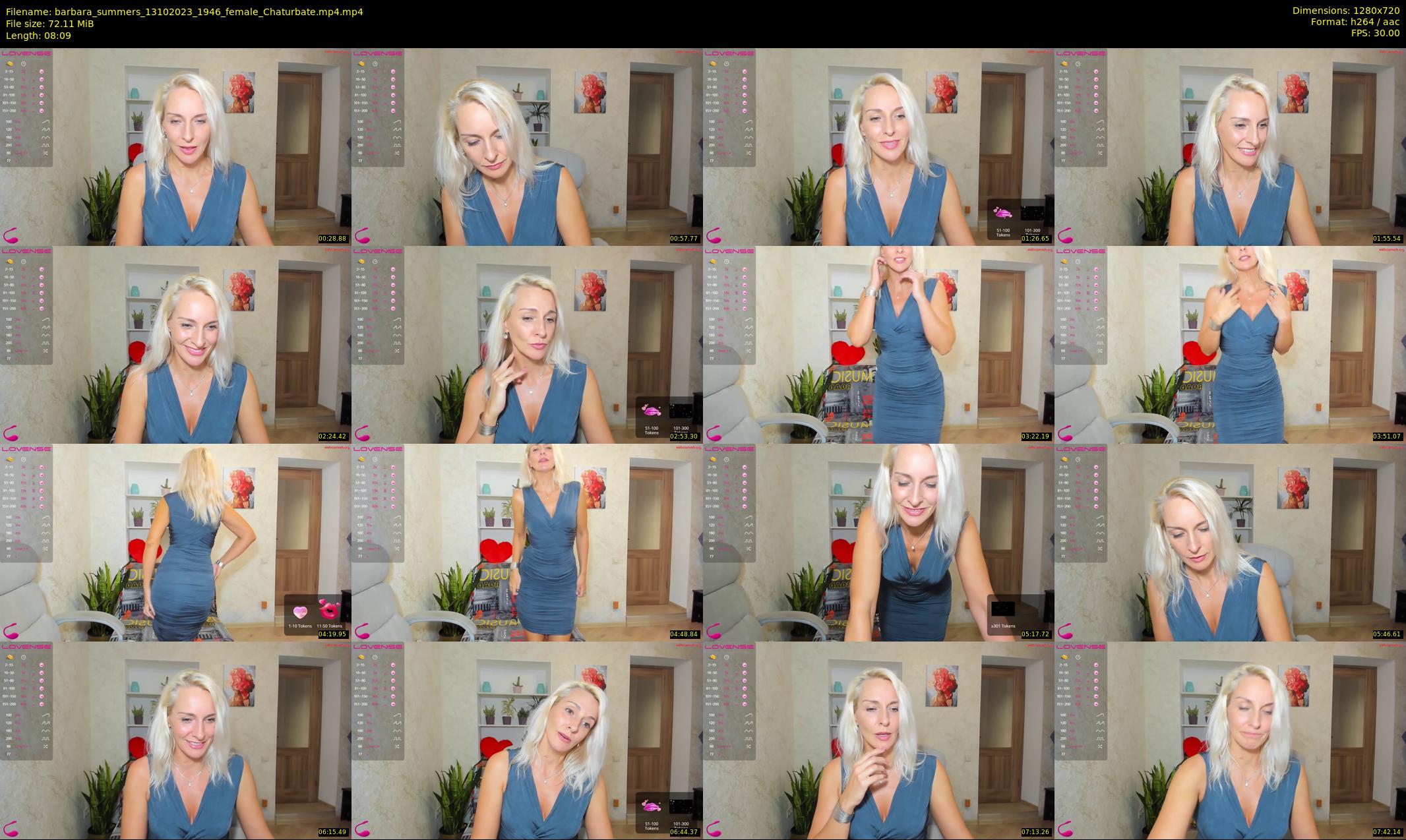 barbara_summers — 9 minute Chaturbate female cam show recording, 720p, Oct 13, 2023