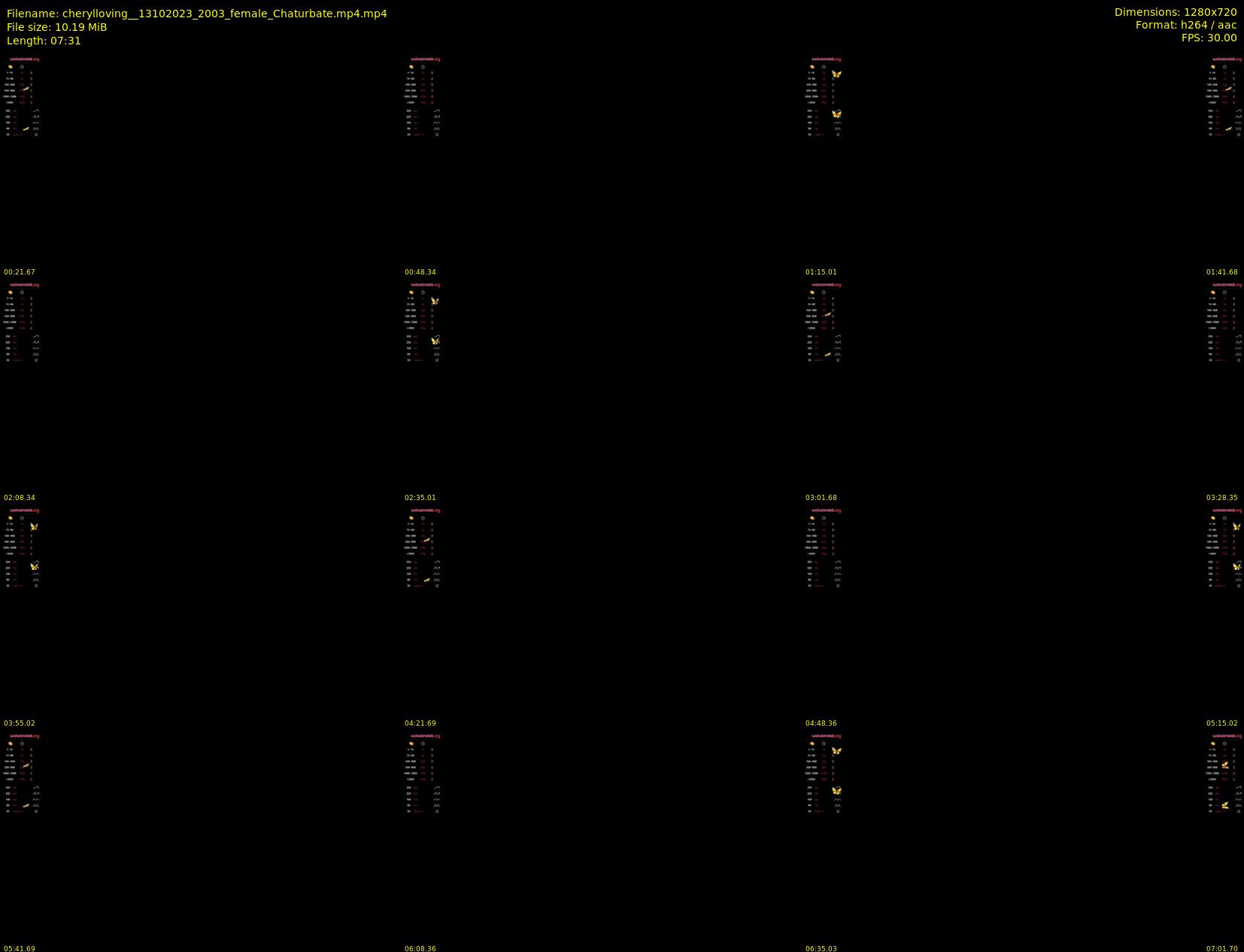 cherylloving_ — 8 minute Chaturbate female cam show recording, 720p, Oct 13, 2023