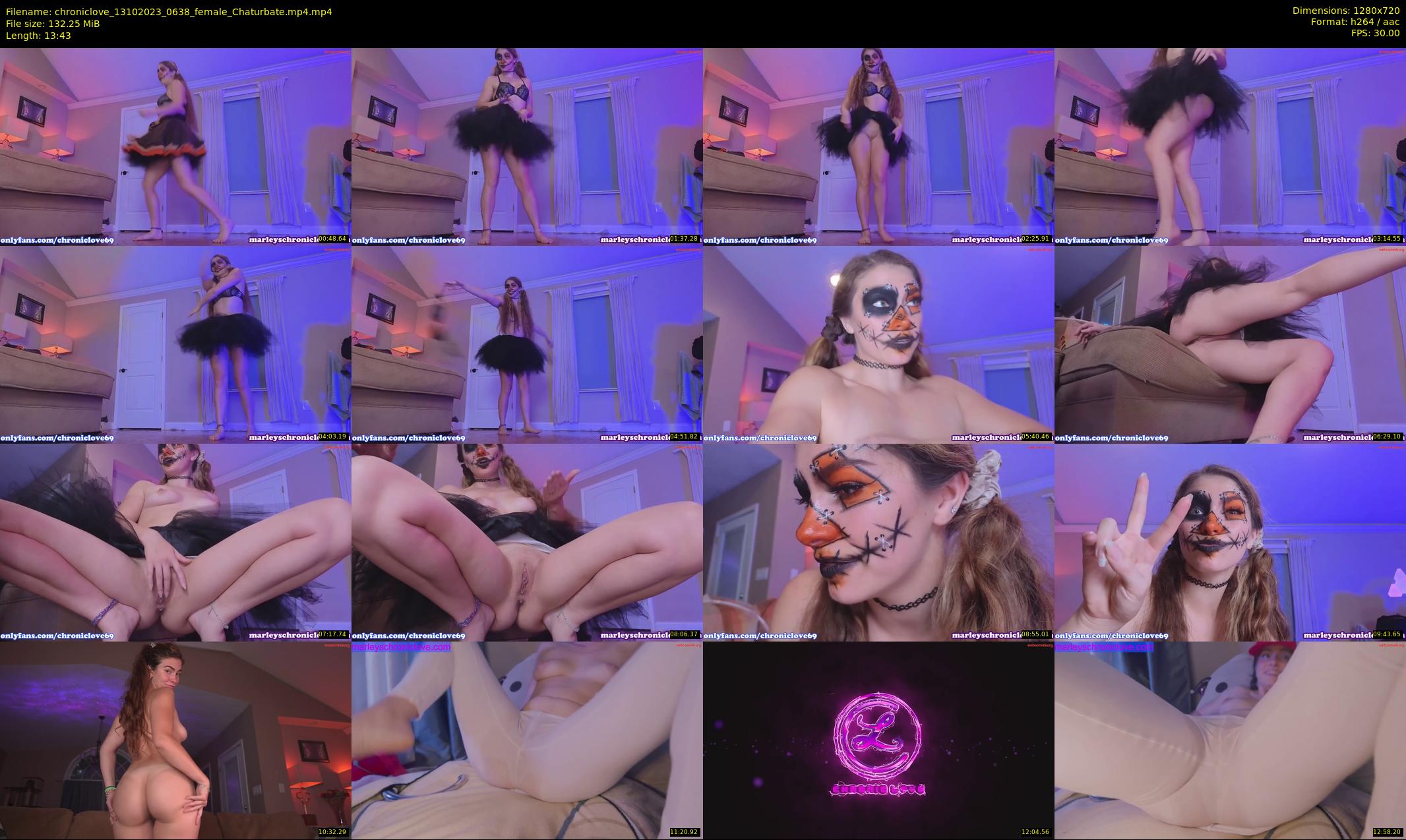 chroniclove — 14 minute Chaturbate female cam show recording, 720p, Oct 13, 2023