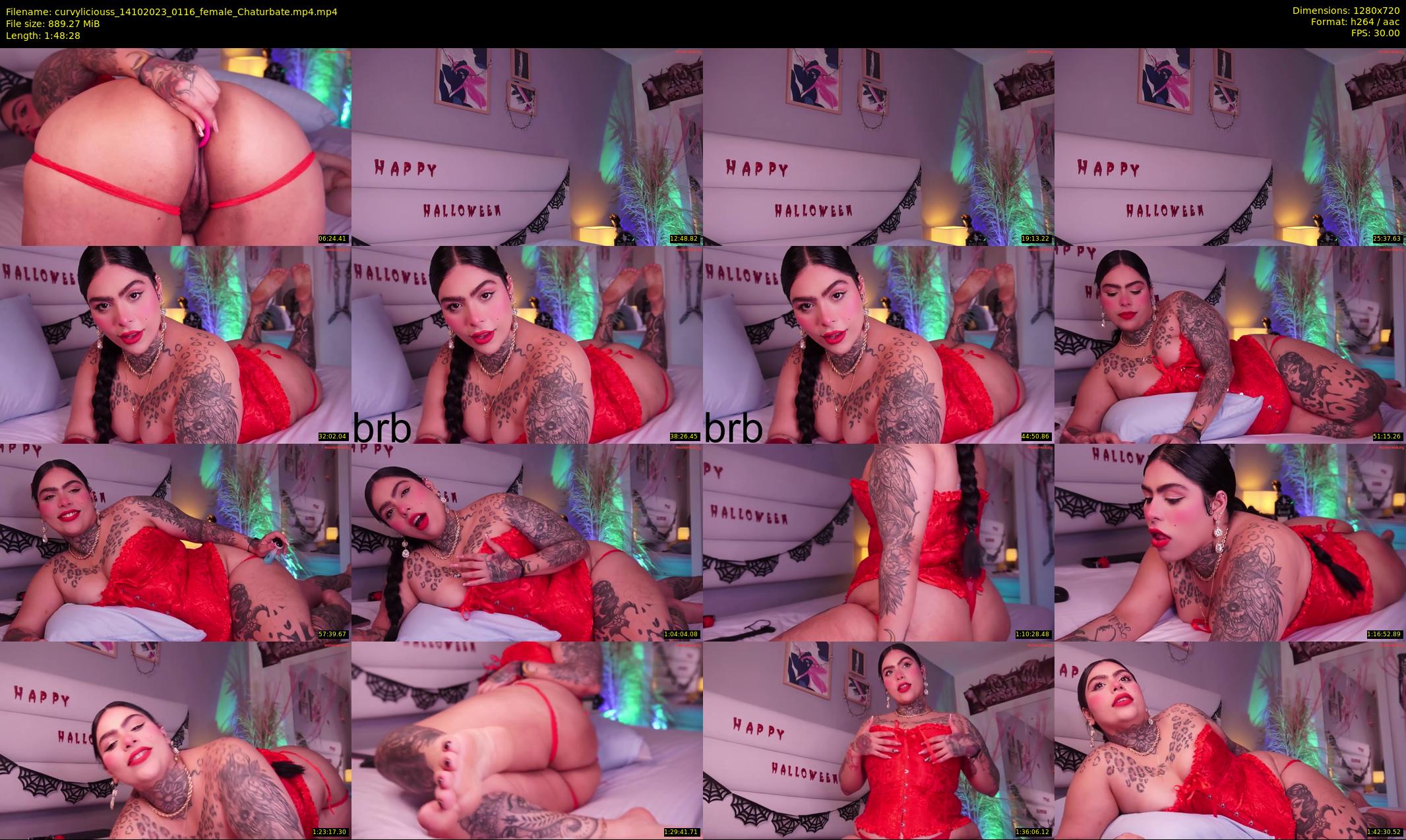 curvyliciouss — 109 minute Chaturbate female cam show recording, 720p, Oct 14, 2023