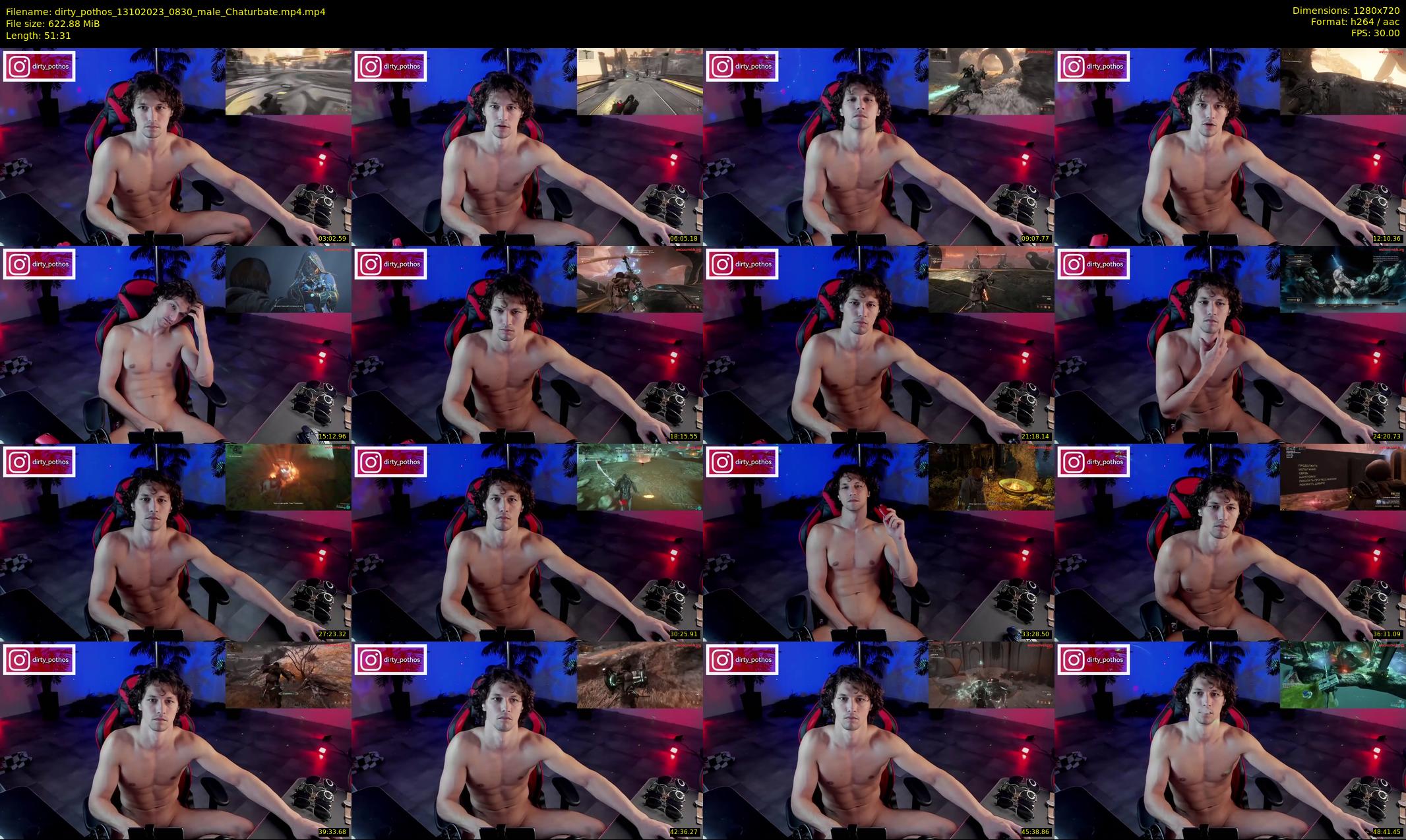 dirty_pothos — 52 minute Chaturbate male cam show recording, 720p, Oct 13, 2023