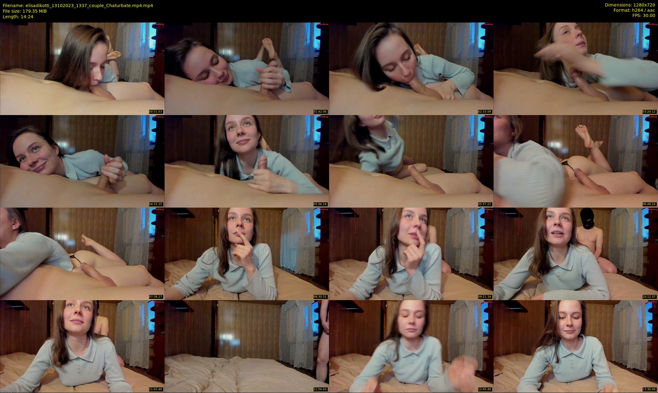 elisadikotti — 15 minute Chaturbate couple cam show recording, 720p, Oct 13, 2023