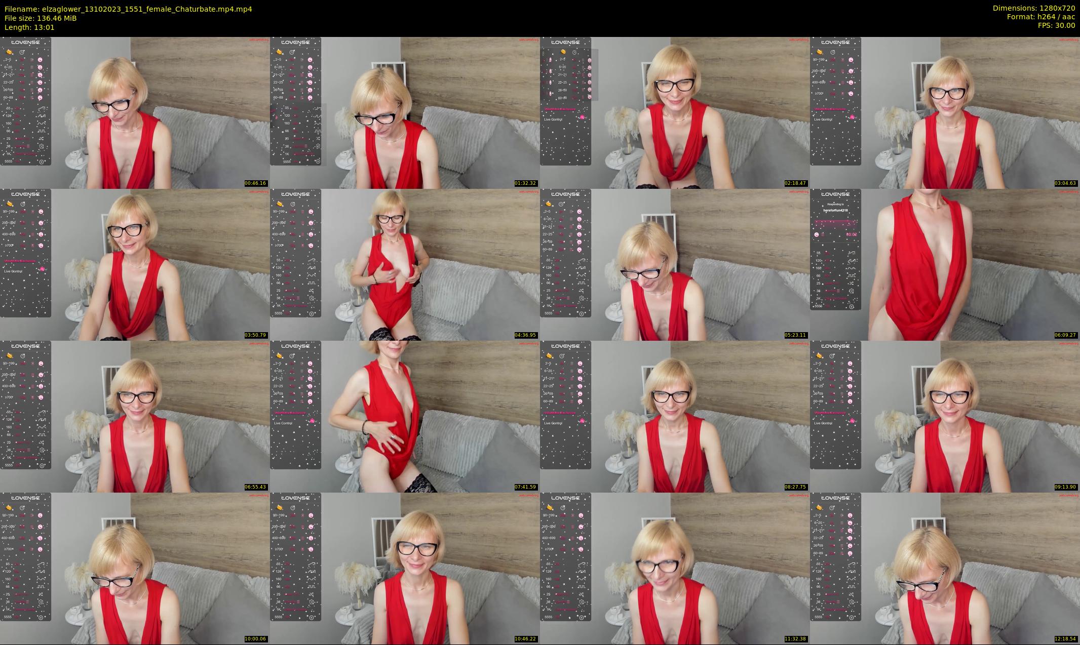 elzaglower — 14 minute Chaturbate female cam show recording, 720p, Oct 13, 2023