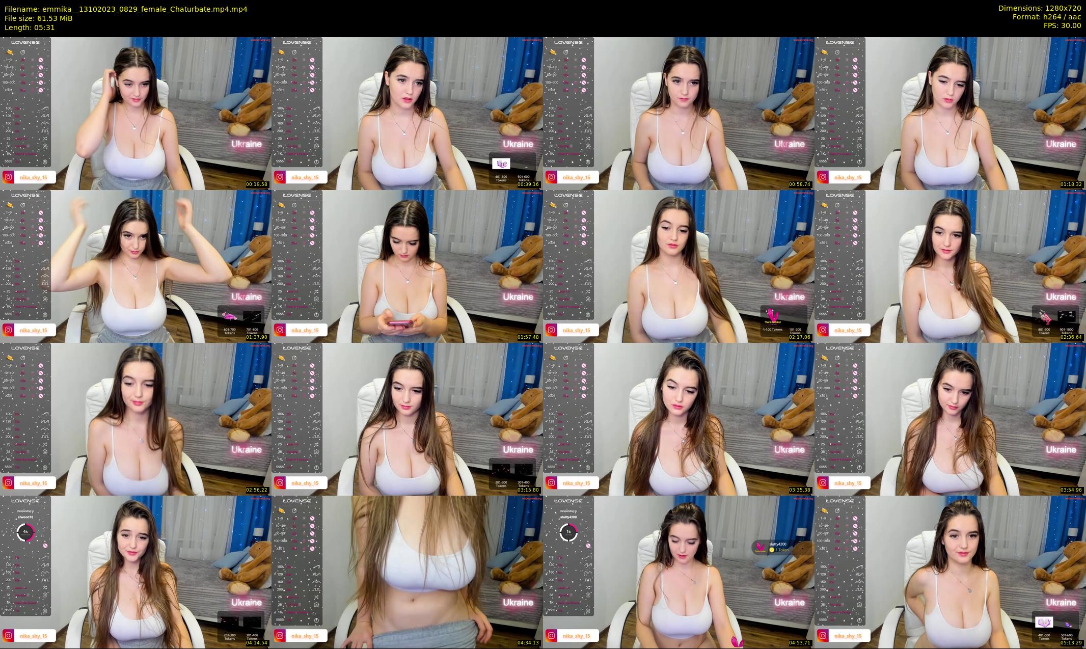 emmika_ — 6 minute Chaturbate female cam show recording, 720p, Oct 13, 2023