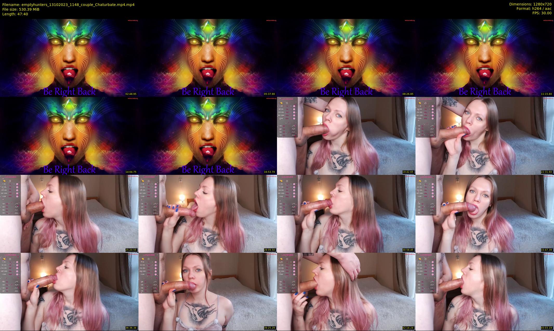 emptyhunters — 48 minute Chaturbate couple cam show recording, 720p, Oct 13, 2023