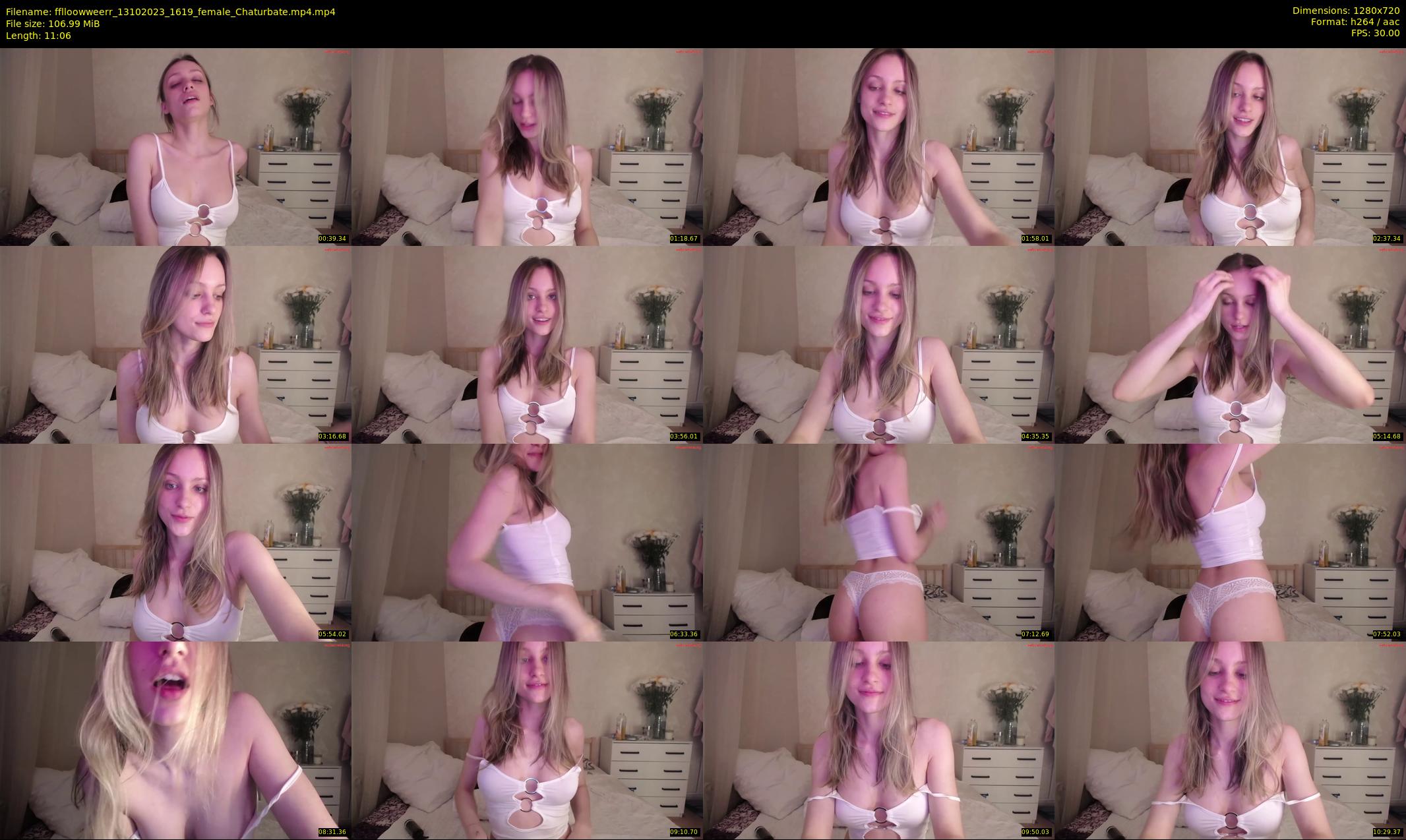 fflloowweerr — 12 minute Chaturbate couple cam show recording, 720p, Oct 13, 2023