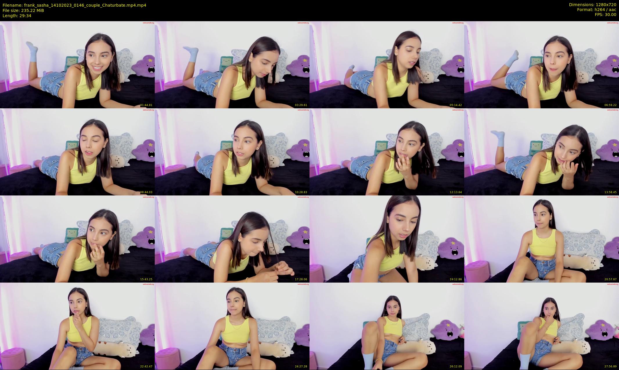 frank_sasha — 30 minute Chaturbate couple cam show recording, 720p, Oct 14, 2023