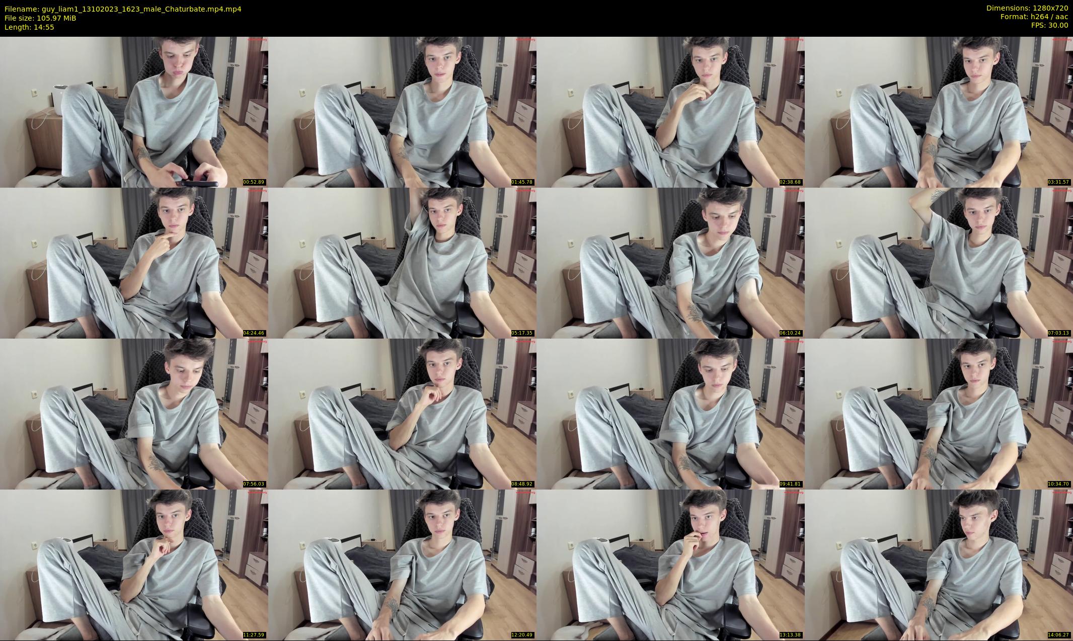 guy_liam1 — 15 minute Chaturbate male cam show recording, 720p, Oct 13, 2023
