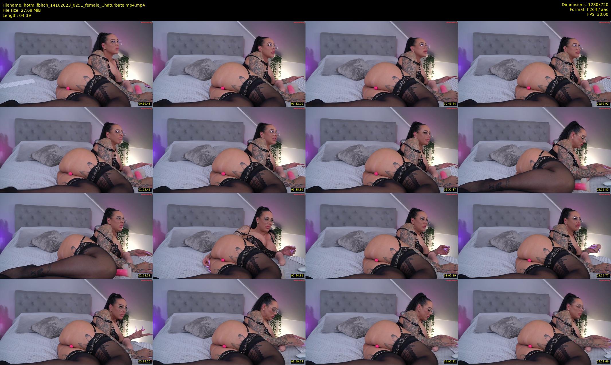 hotmilfbitch — 5 minute Chaturbate female cam show recording, 720p, Oct 14, 2023
