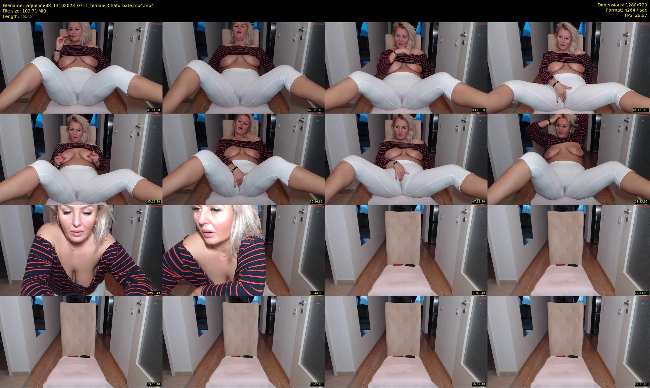 jaqueline88 — 19 minute Chaturbate female cam show recording, 720p, Oct 13, 2023