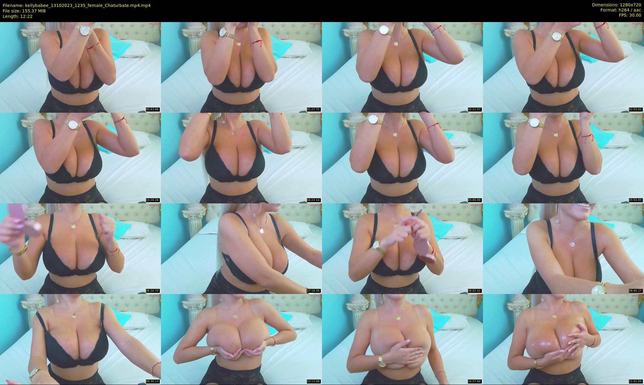 kellybabee — 13 minute Chaturbate female cam show recording, 720p, Oct 13, 2023