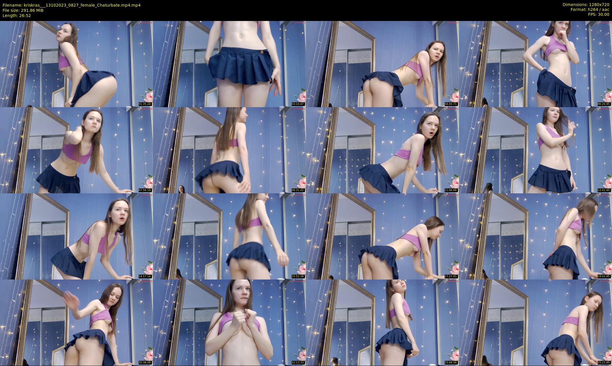 kriskras__ — 27 minute Chaturbate female cam show recording, 720p, Oct 13, 2023