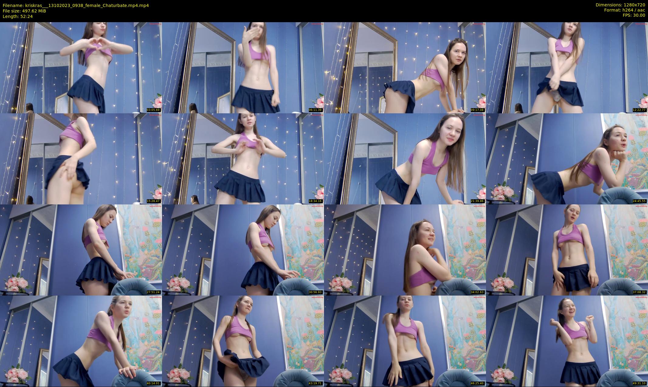 kriskras__ — 53 minute Chaturbate female cam show recording, 720p, Oct 13, 2023