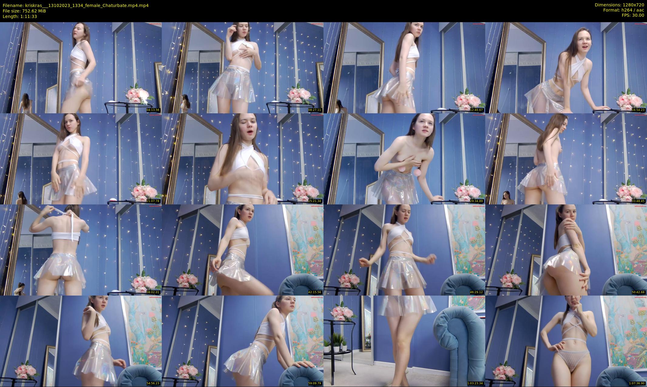 kriskras__ — 72 minute Chaturbate female cam show recording, 720p, Oct 13, 2023