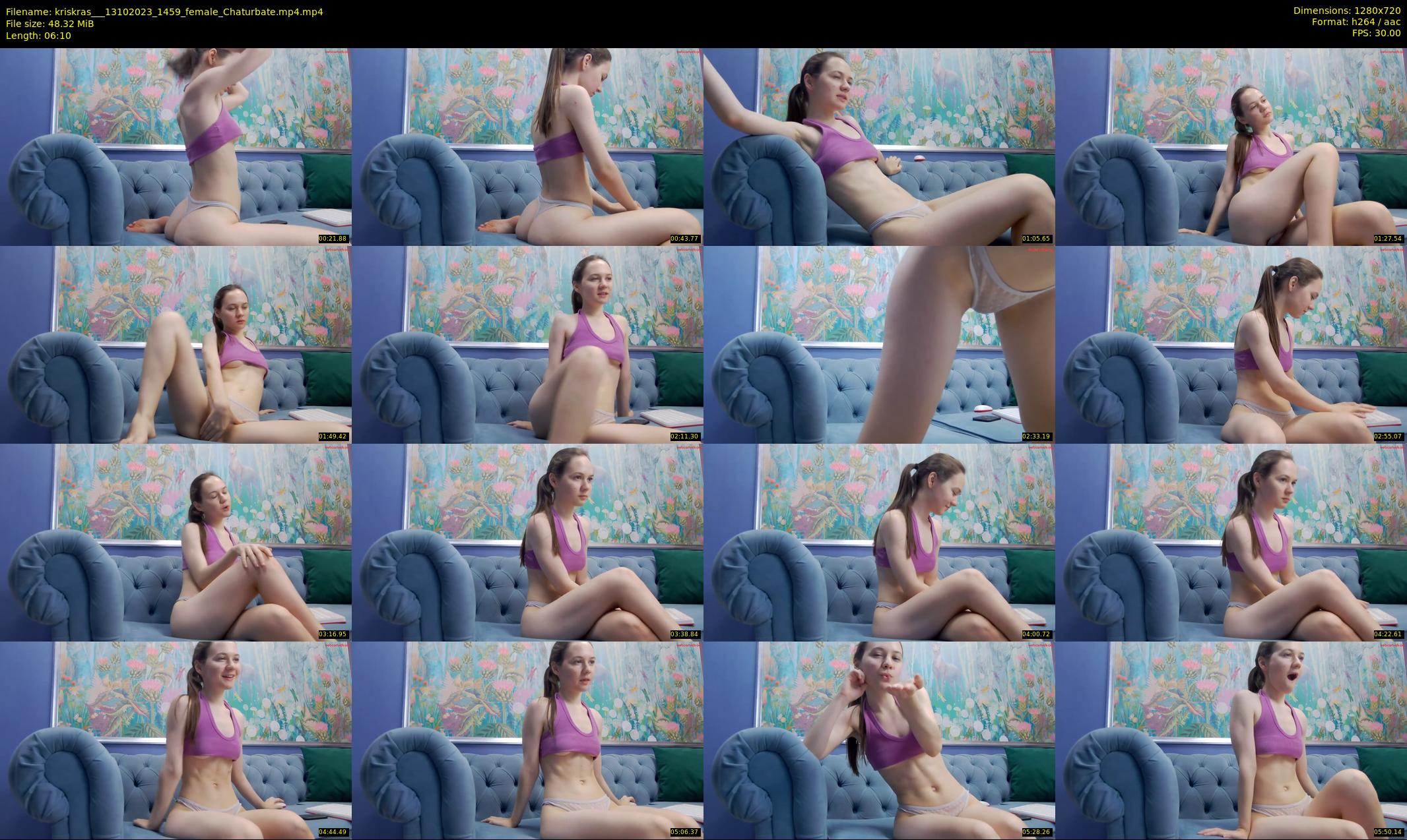 kriskras__ — 7 minute Chaturbate female cam show recording, 720p, Oct 13, 2023