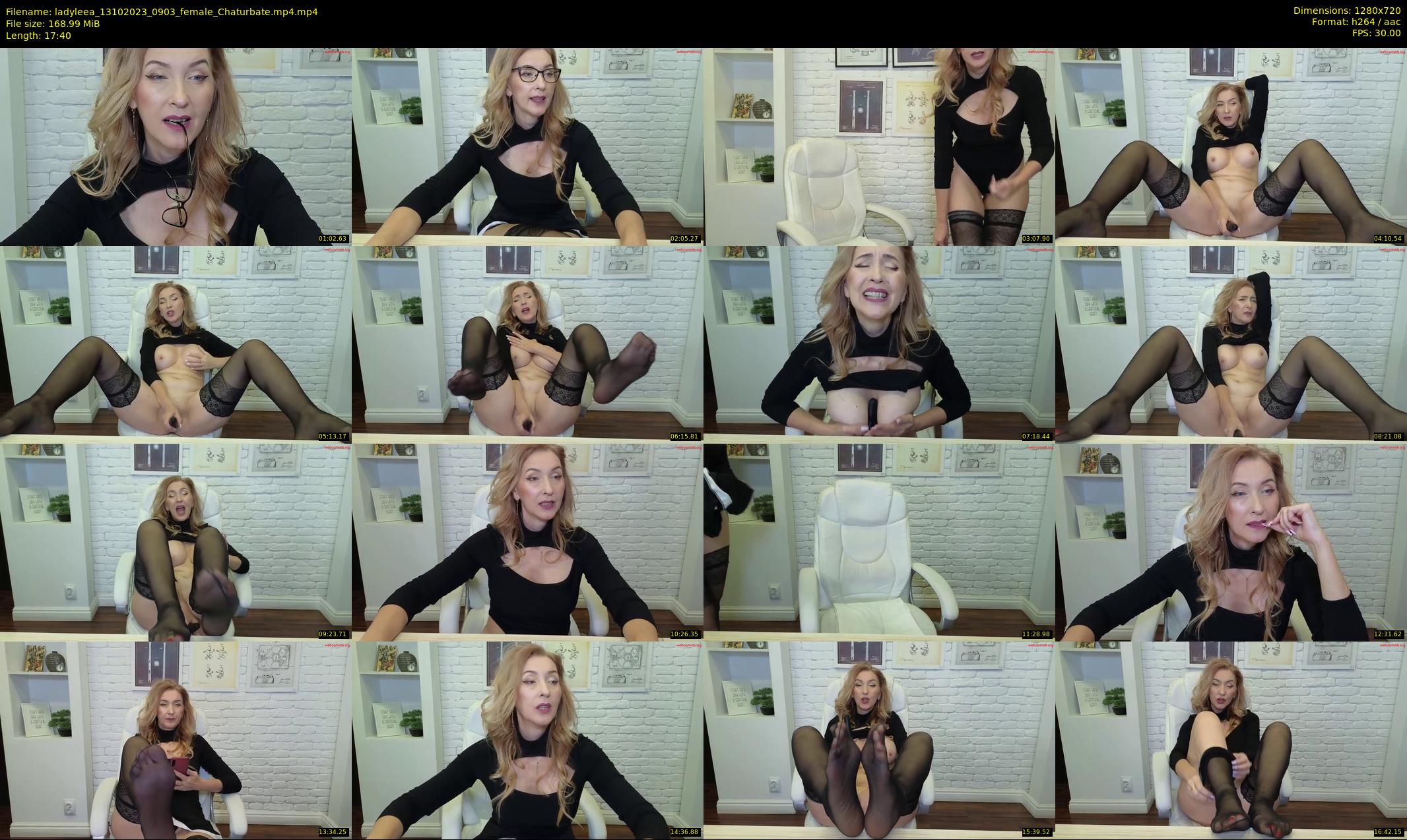 ladyleea — 18 minute Chaturbate female cam show recording, 720p, Oct 13, 2023