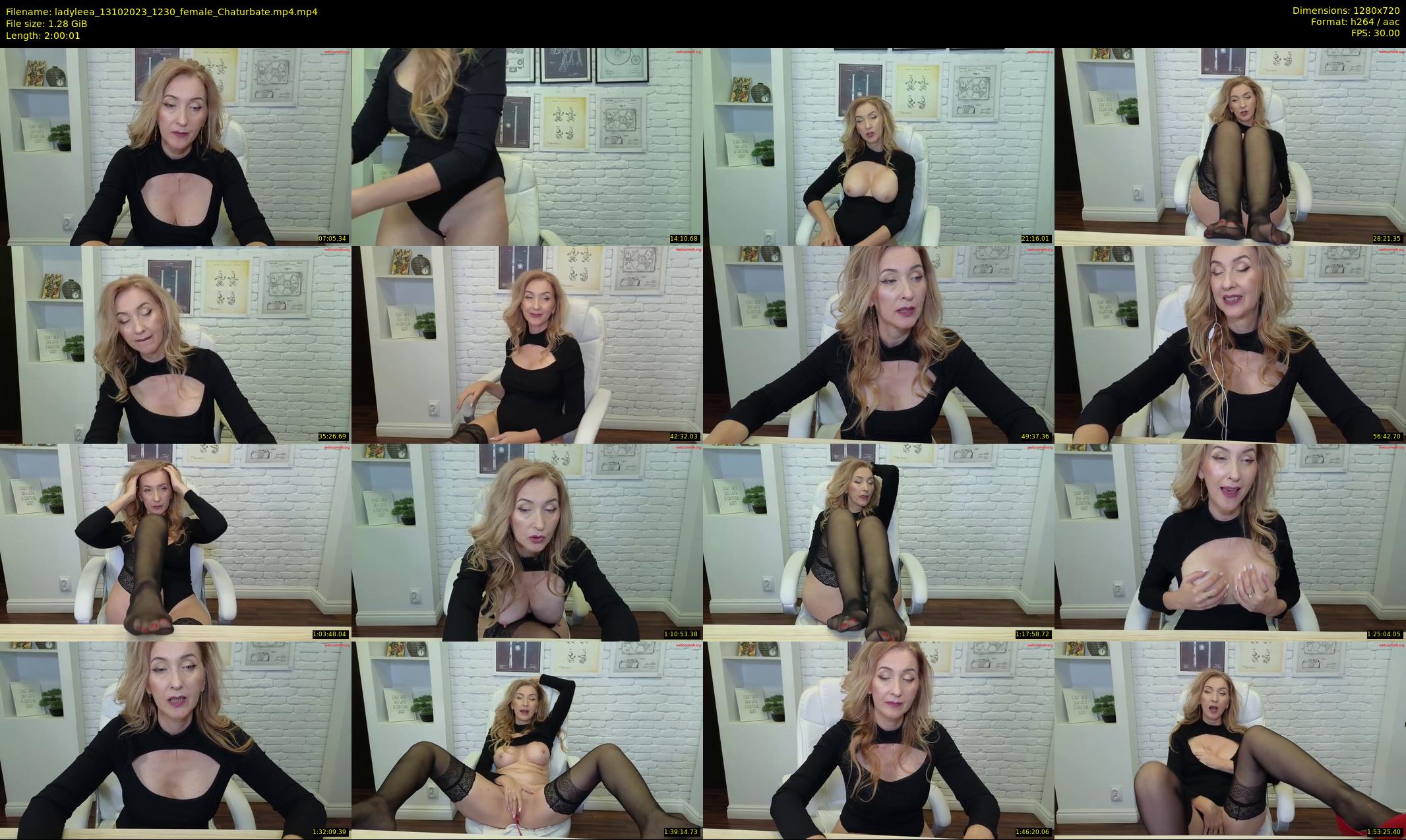 ladyleea — 121 minute Chaturbate female cam show recording, 720p, Oct 13, 2023