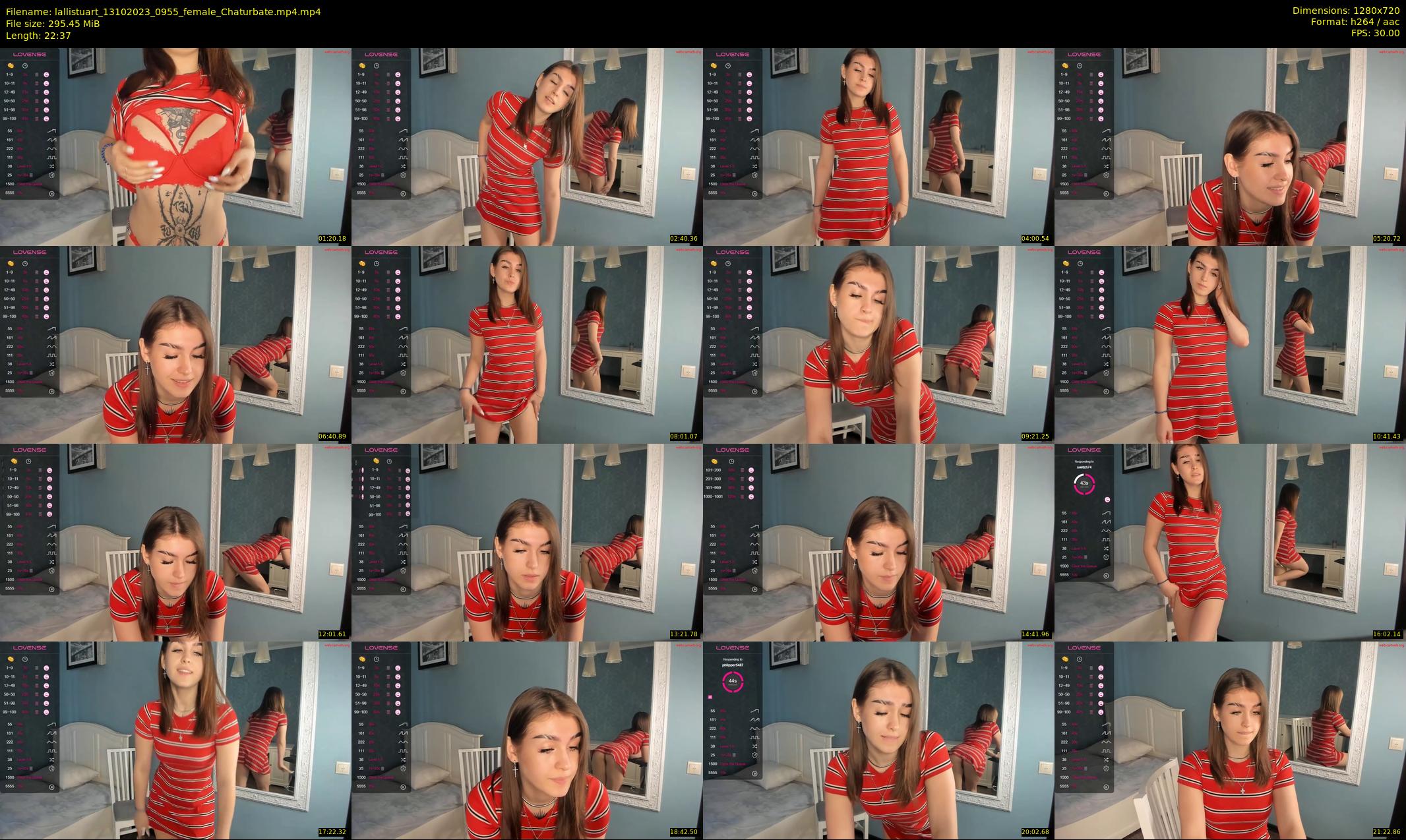 lallistuart — 23 minute Chaturbate female cam show recording, 720p, Oct 13, 2023