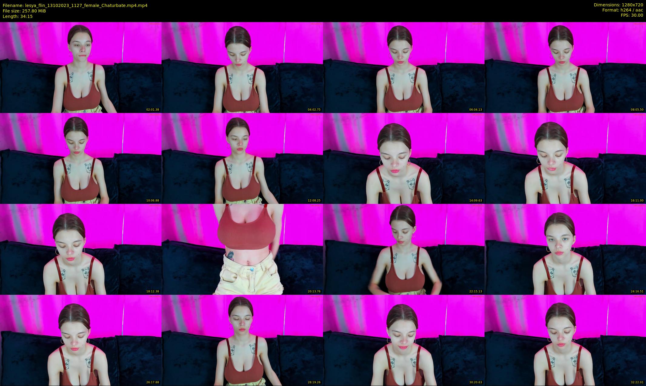 lesya_flin — 35 minute Chaturbate female cam show recording, 720p, Oct 13, 2023