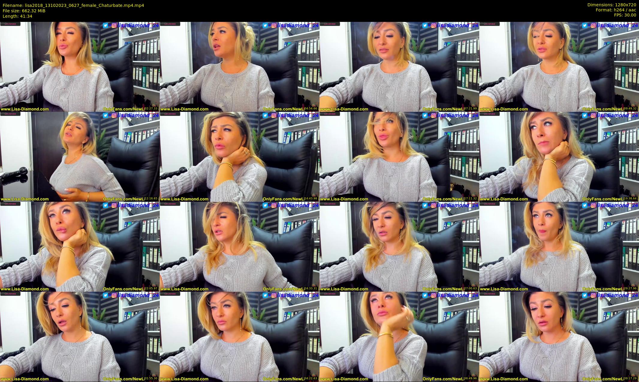 lisa2018 — 42 minute Chaturbate female cam show recording, 720p, Oct 13, 2023