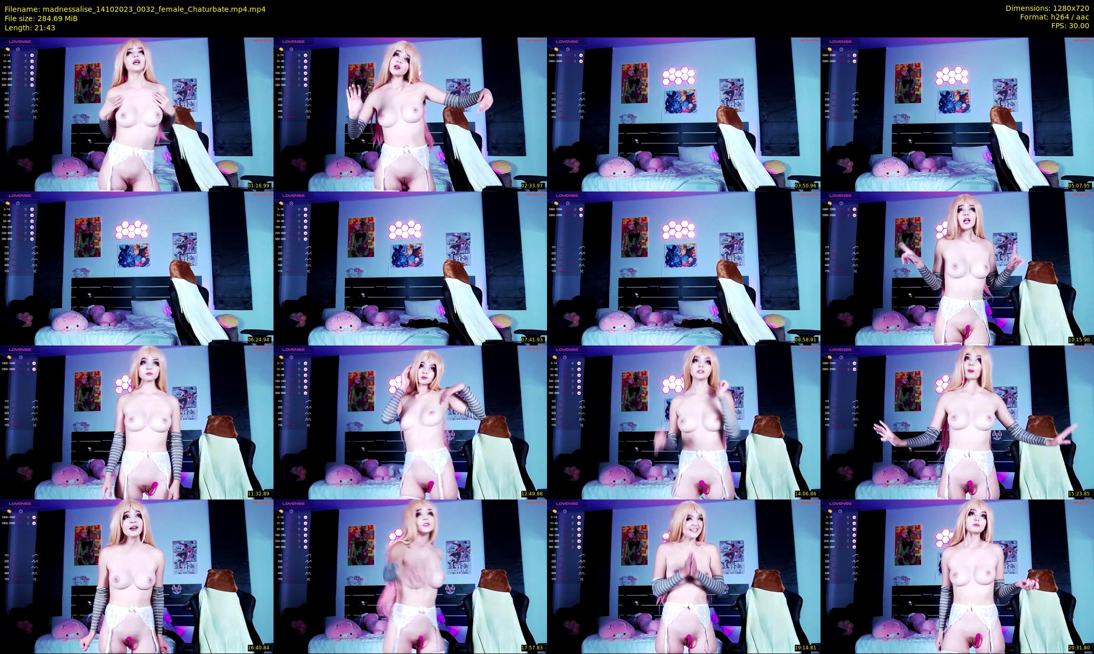 madnessalise — 22 minute Chaturbate female cam show recording, 720p, Oct 14, 2023