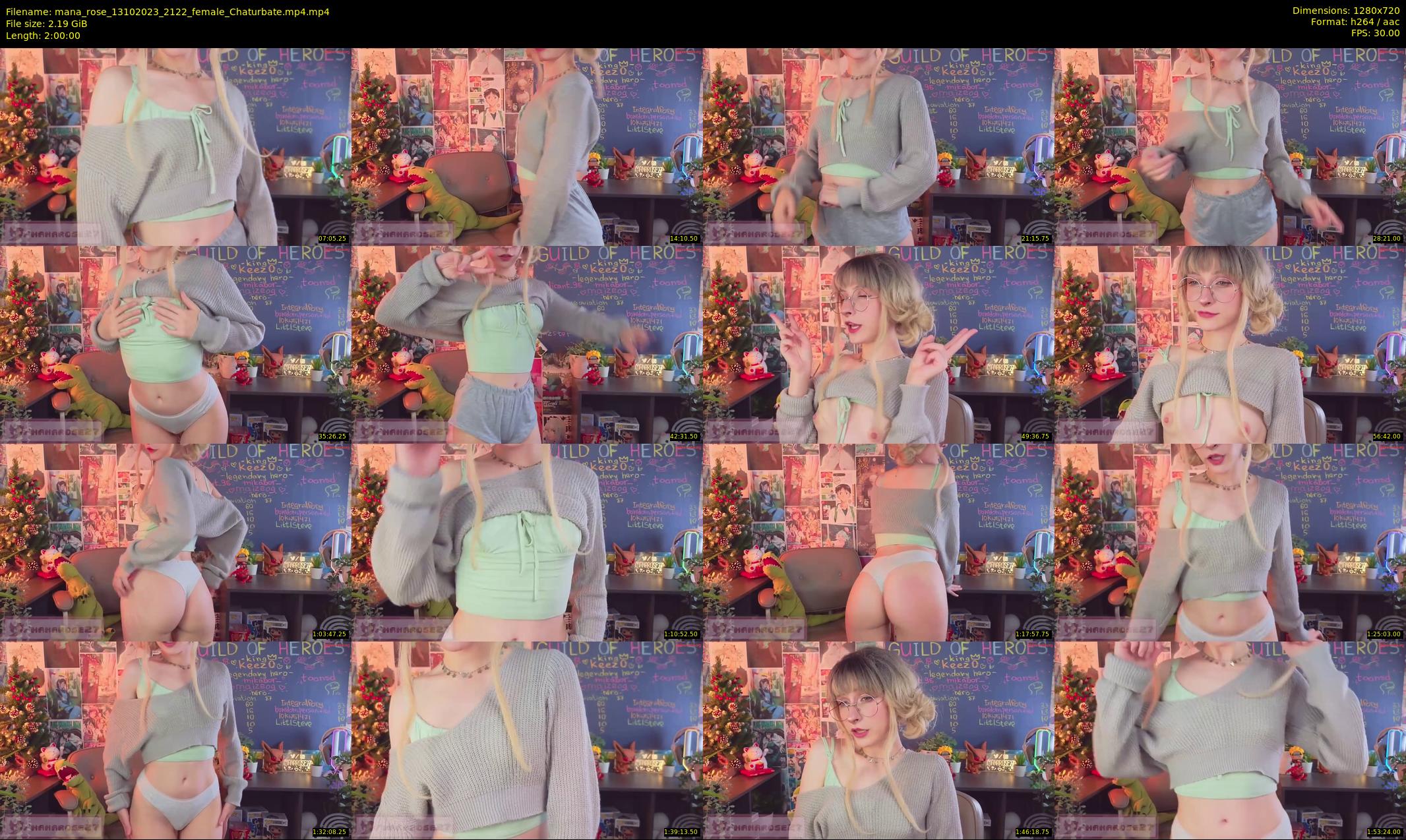 mana_rose — 120 minute Chaturbate female cam show recording, 720p, Oct 13, 2023