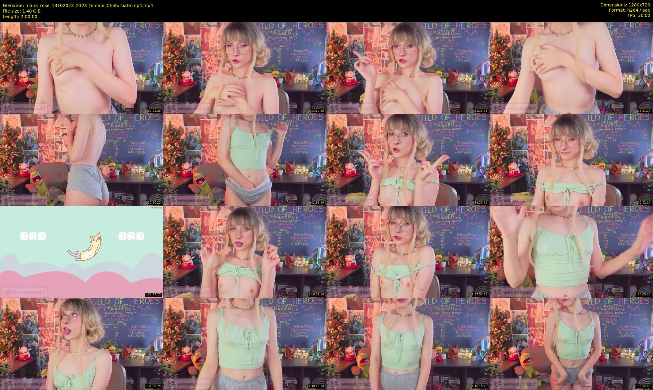 mana_rose — 120 minute Chaturbate female cam show recording, 720p, Oct 13, 2023