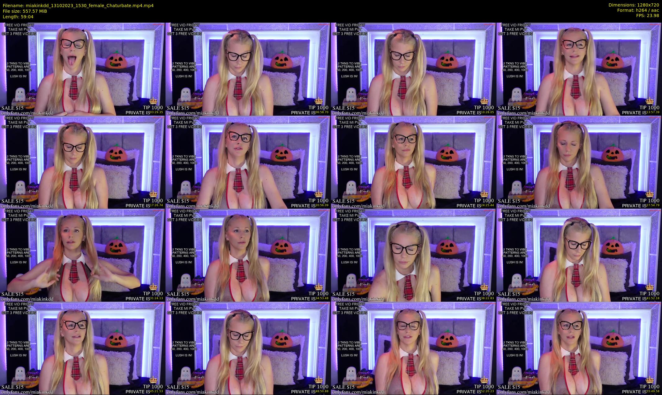 miakinkdd — 60 minute Chaturbate female cam show recording, 720p, Oct 13, 2023