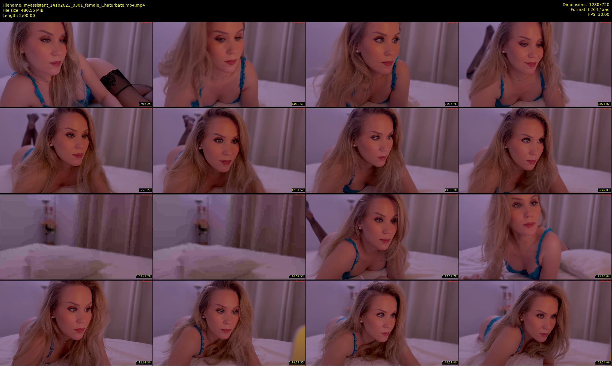 myassistant — 120 minute Chaturbate female cam show recording, 720p, Oct 14, 2023