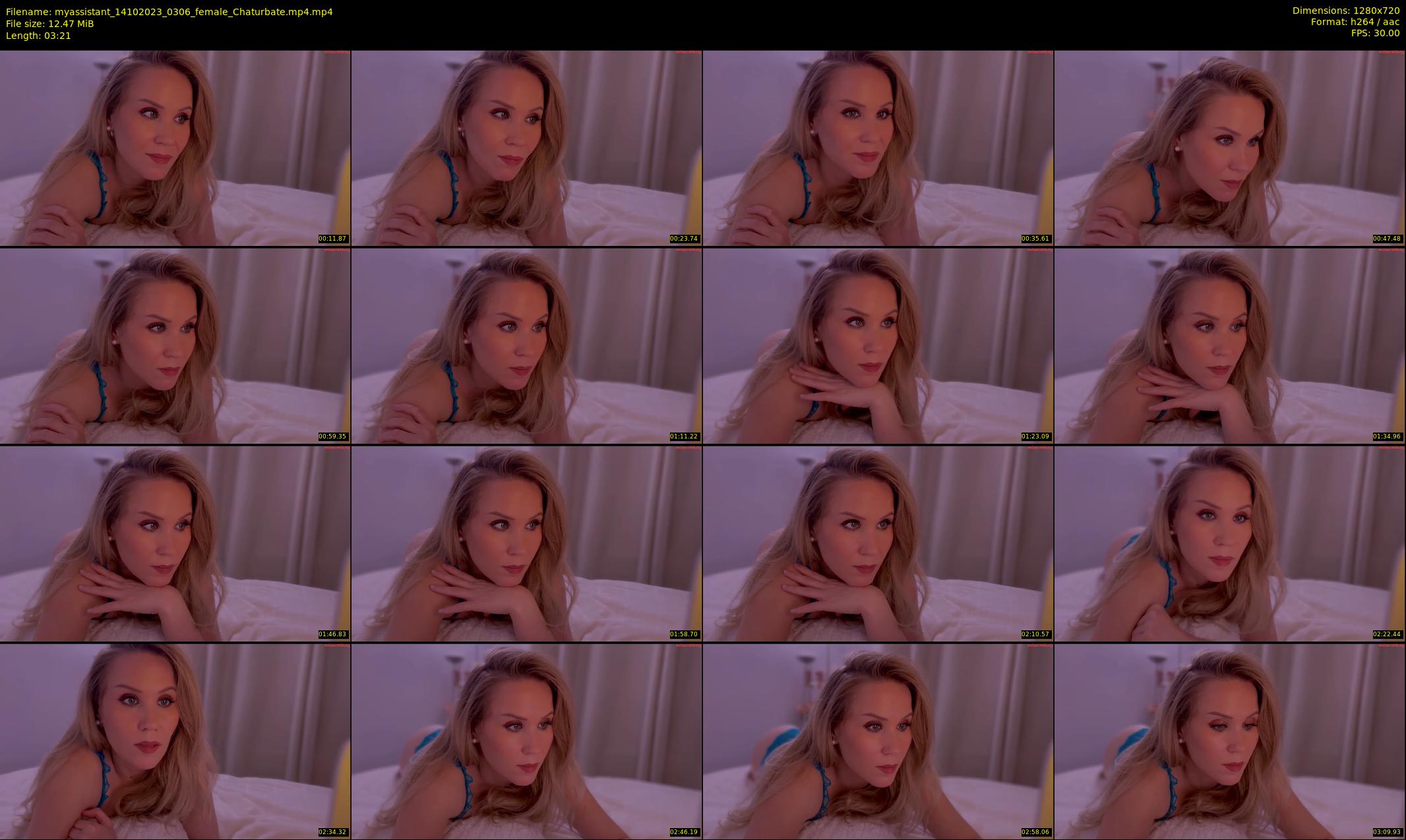 myassistant — 4 minute Chaturbate female cam show recording, 720p, Oct 14, 2023