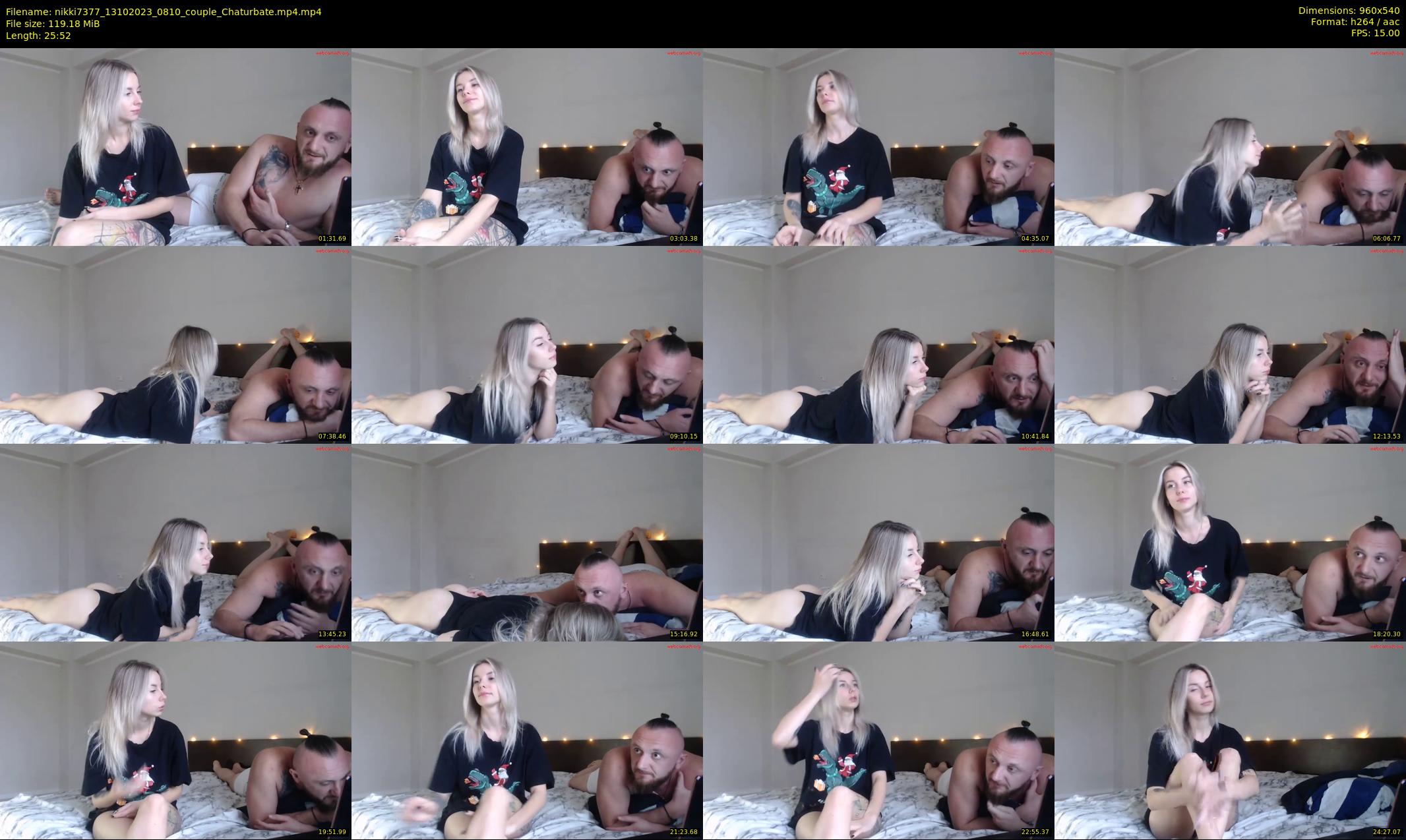 nikki7377 — 26 minute Chaturbate couple cam show recording, 480p, Oct 13, 2023