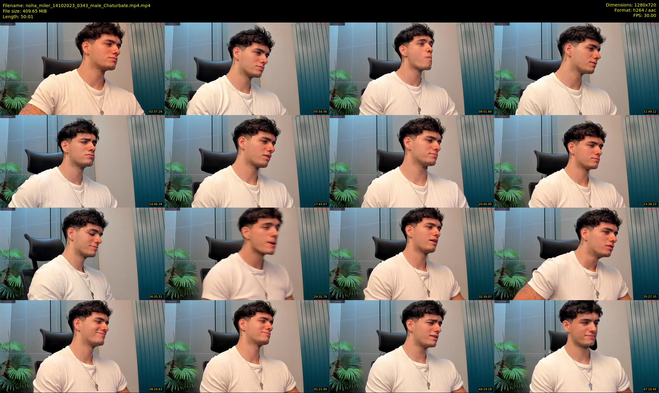 noha_miler — 51 minute Chaturbate male cam show recording, 720p, Oct 14, 2023