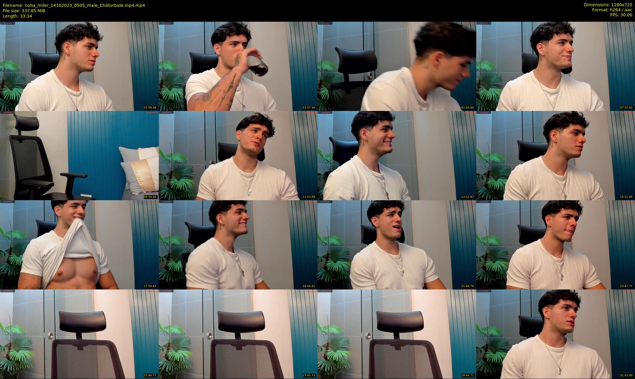 noha_miler — 34 minute Chaturbate male cam show recording, 720p, Oct 14, 2023