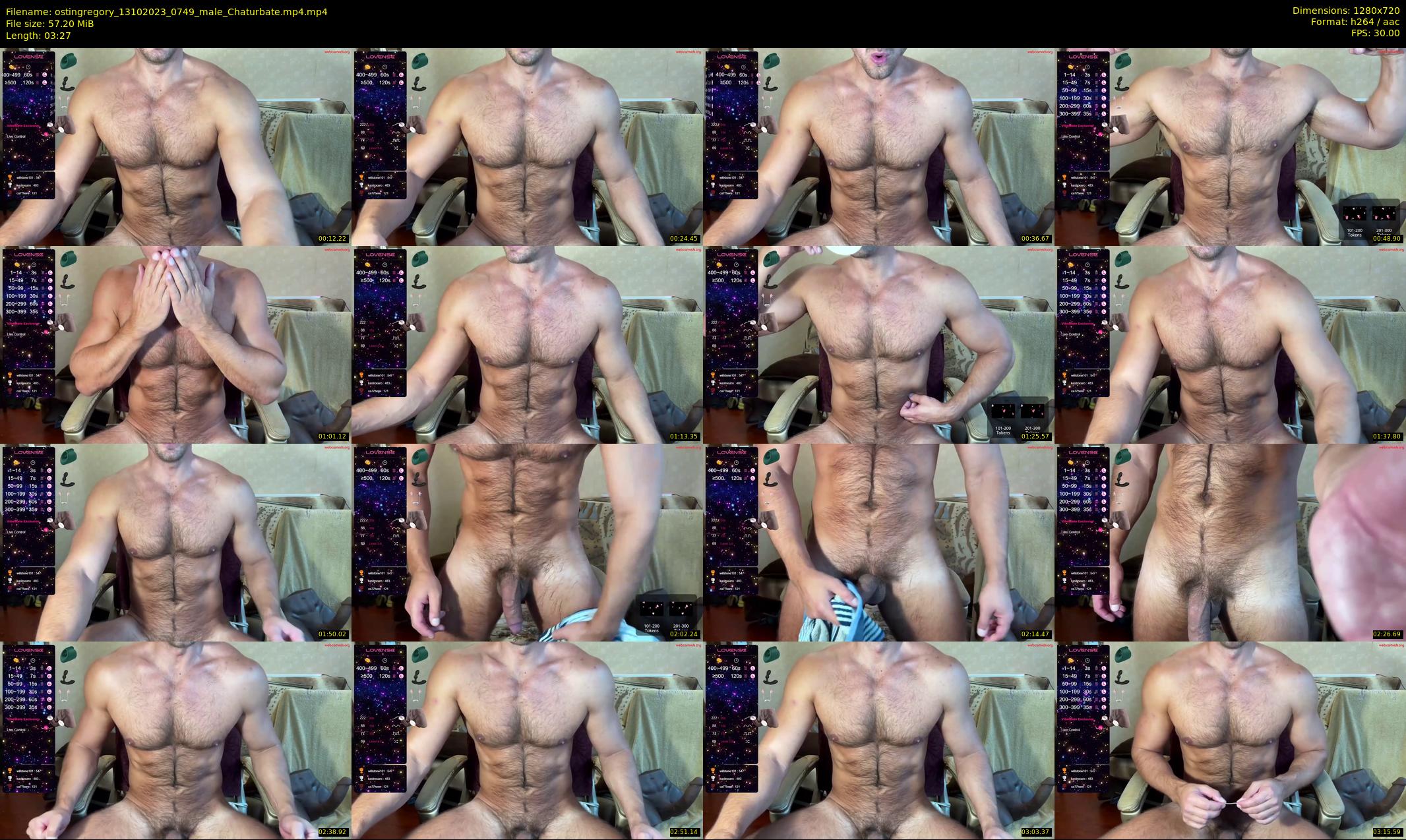 ostingregory — 4 minute Chaturbate male cam show recording, 720p, Oct 13, 2023