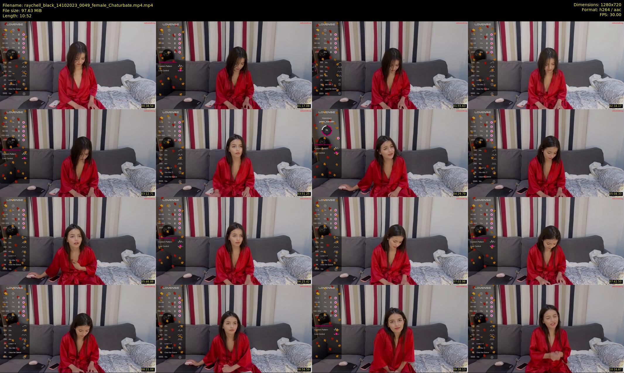 raychell_black — 11 minute Chaturbate female cam show recording, 720p, Oct 14, 2023