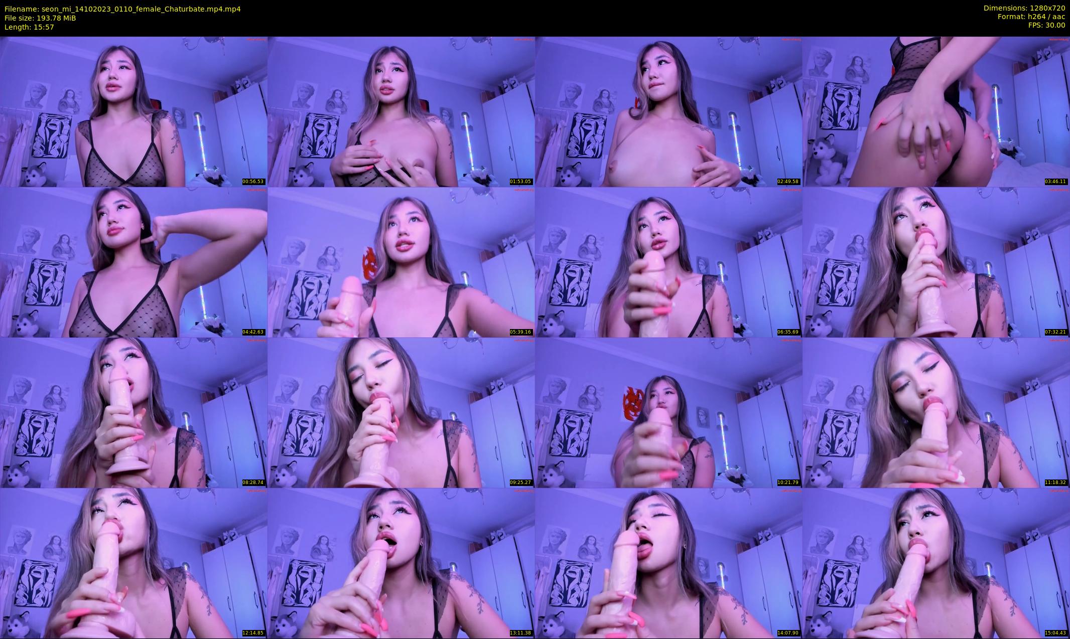 seon_mi — 16 minute Chaturbate female cam show recording, 720p, Oct 14, 2023