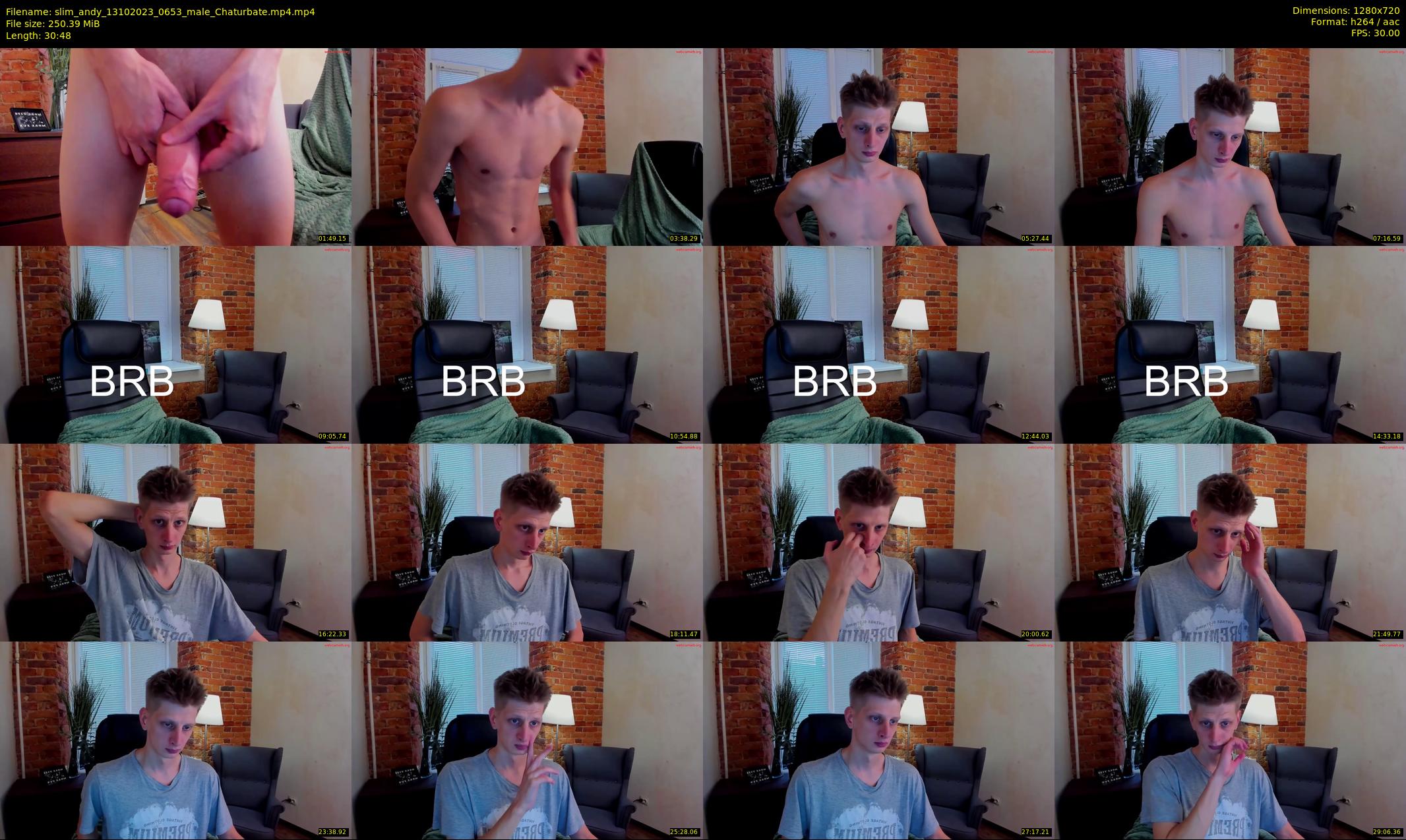 slim_andy — 31 minute Chaturbate male cam show recording, 720p, Oct 13, 2023