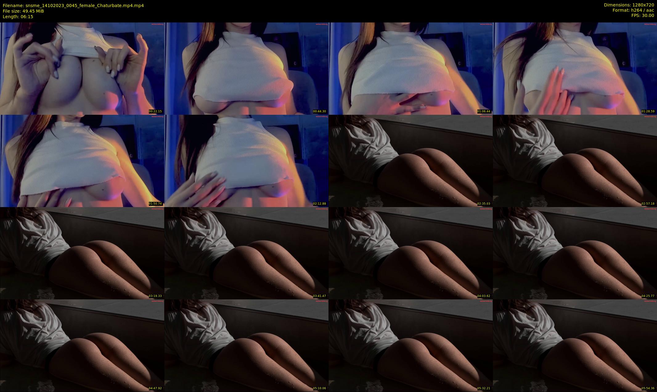 snsme — 7 minute Chaturbate female cam show recording, 720p, Oct 14, 2023